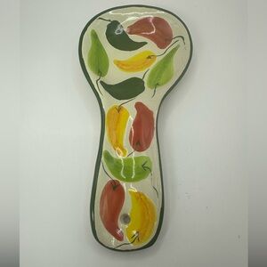 Talavera Spoon Holder - Mexican Handmade Hand Painted and Utensil 100% lead-free